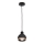 Pendel OVAL 1xE27/60W/230V sort