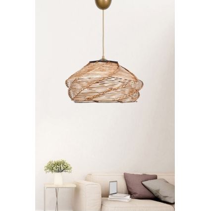 Pendel OVALE 1xE27/60W/230V rattan