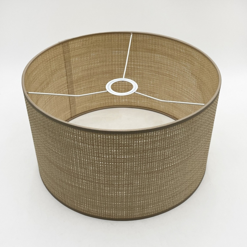 Pendel på kabel AIDA 1xE27/15W/230V Ø 35 cm eg/raffia