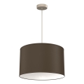Pendel på kabel ARDEN 1xE27/15W/230V, Ø 40 cm, beige/brun