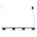 Pendel på kabel AURA 4xGX53/10W/230V sort