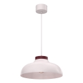 Pendel på kabel BASCA 1xE27/15W/230V creme/bordeaux