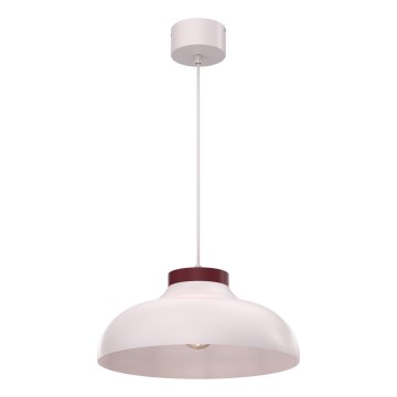 Pendel på kabel BASCA 1xE27/15W/230V creme/bordeaux