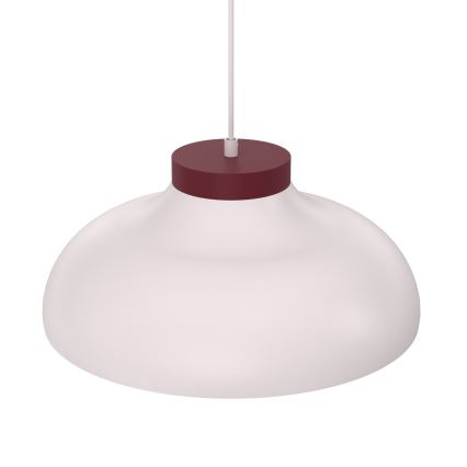 Pendel på kabel BASCA 1xE27/15W/230V creme/bordeaux