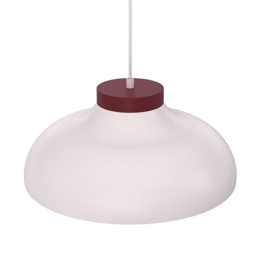 Pendel på kabel BASCA 1xE27/15W/230V creme/bordeaux