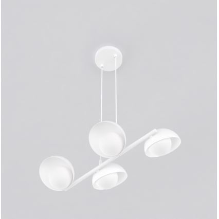 Pendel på kabel BOOM 4xG9/8W/230V hvid