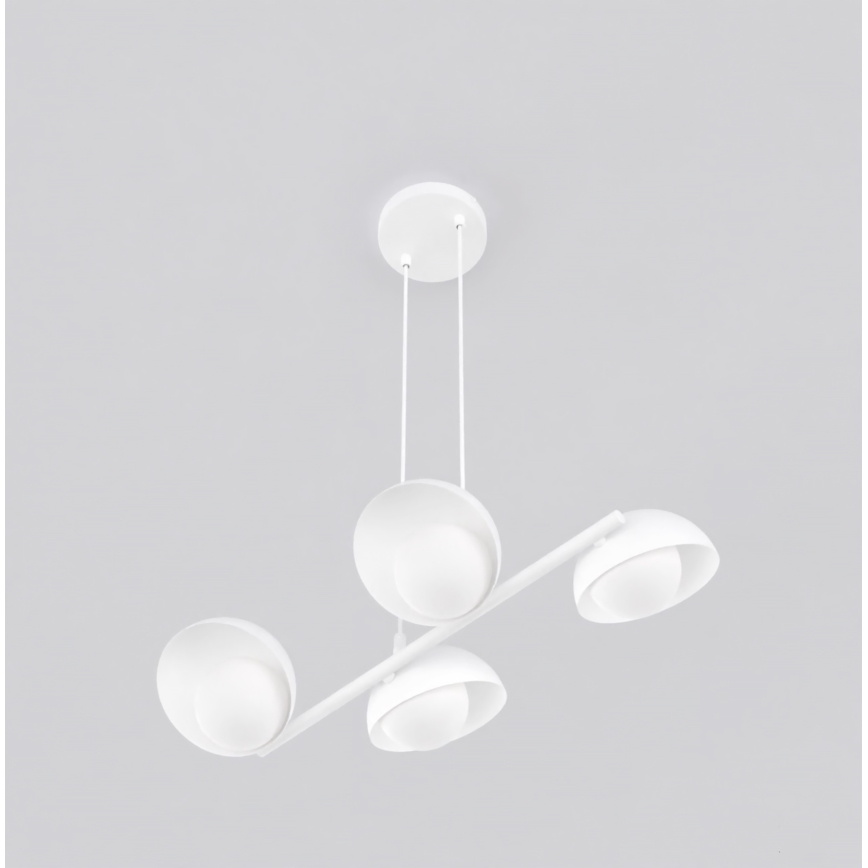 Pendel på kabel BOOM 4xG9/8W/230V hvid