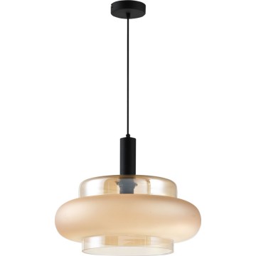 Pendel på kabel BRIZI 1xE27/40W/230V beige/røget