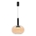Pendel på kabel BUENO 1xGX53/9W/230V Ø 25 cm, røget beige