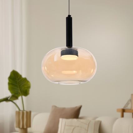 Pendel på kabel BUENO 1xGX53/9W/230V Ø 25 cm, røget beige