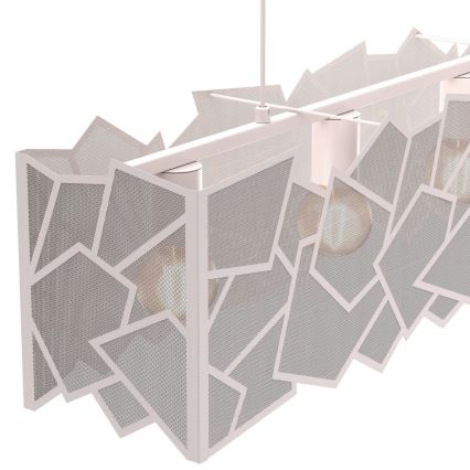 Pendel på kabel CAMO 4xE27/15W/230V, beige