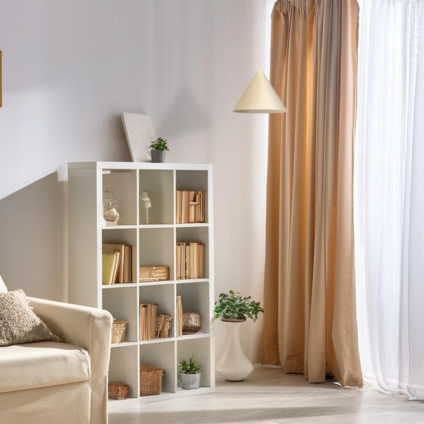 Pendel på kabel CAPITAL 1xGX53/15W/230V Ø 32 cm cremefarvet