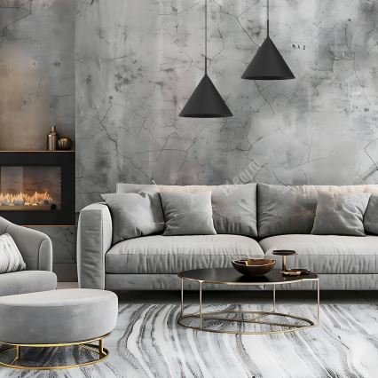 Pendel på kabel CAPITAL 1xGX53/15W/230V Ø 32 cm sort