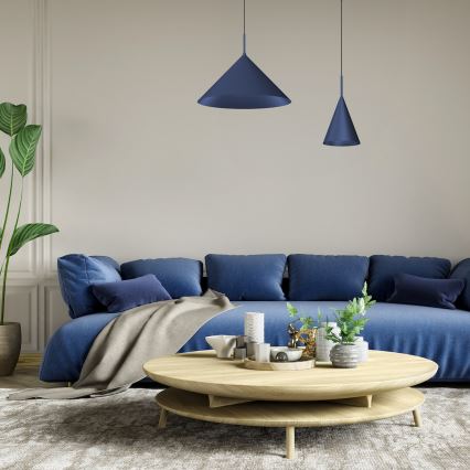 Pendel på kabel CAPITAL 1xGX53/15W/230V Ø 46 cm blå