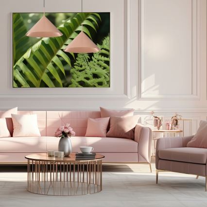 Pendel på kabel CAPITAL 1xGX53/15W/230V Ø 46 cm rosaguld