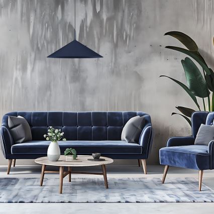 Pendel på kabel CAPITAL 1xGX53/15W/230V Ø 60 cm blå