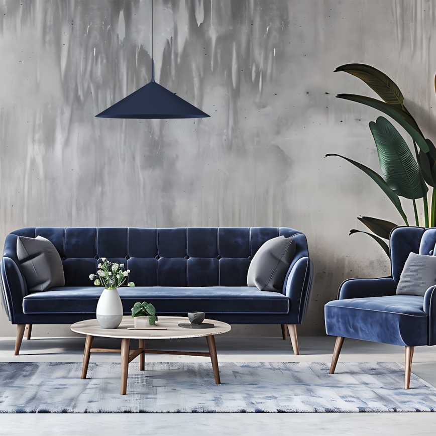 Pendel på kabel CAPITAL 1xGX53/15W/230V Ø 60 cm blå