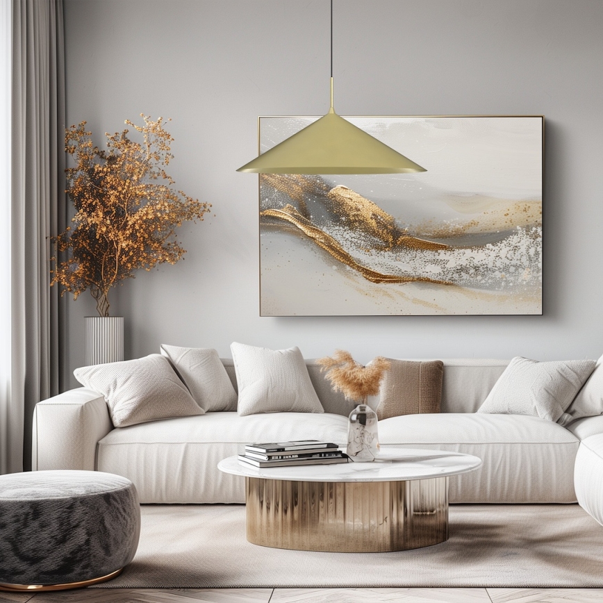 Pendel på kabel CAPITAL 1xGX53/15W/230V Ø 60 cm, guld