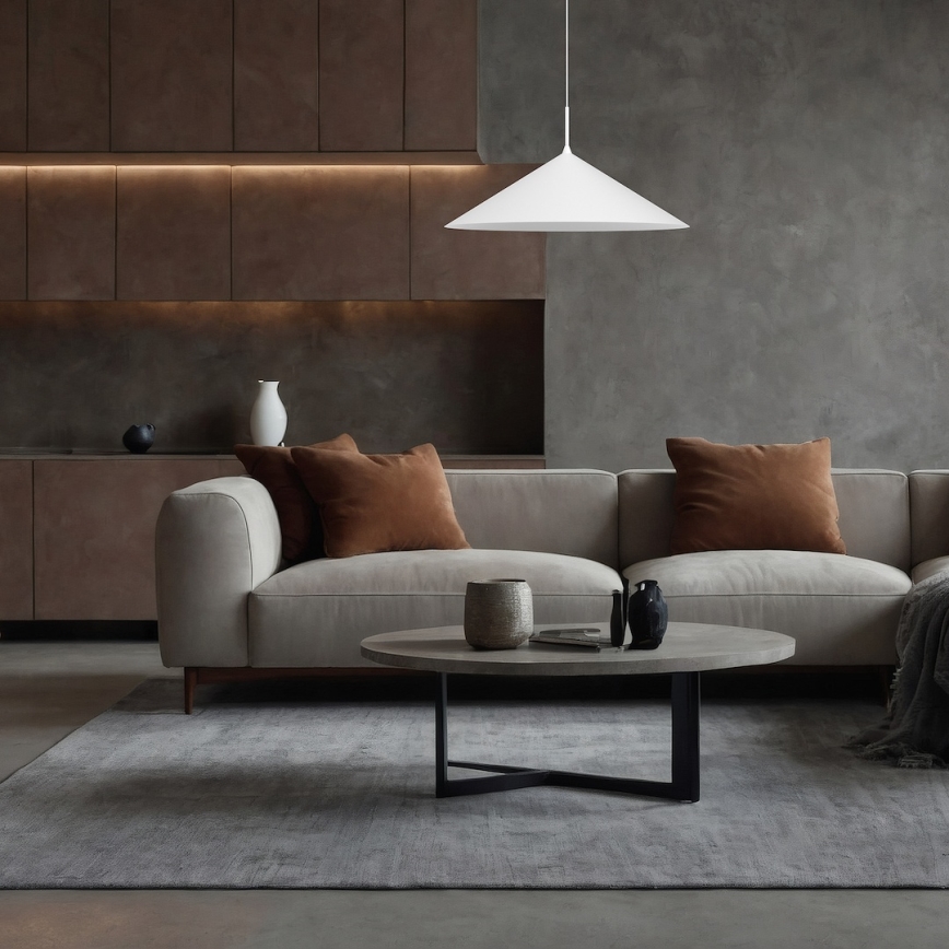 Pendel på kabel CAPITAL 1xGX53/15W/230V Ø 60 cm hvid