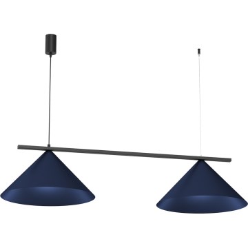 Pendel på kabel CAPITAL 2xGX53/15W/230V blå