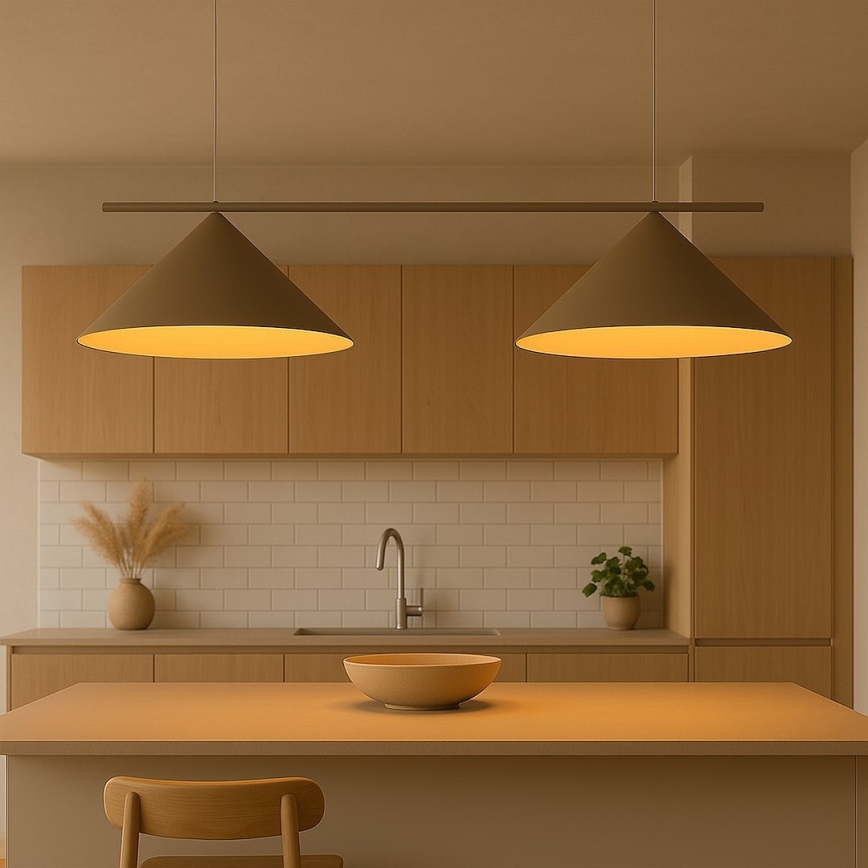 Pendel på kabel CAPITAL 2xGX53/15W/230V taupe