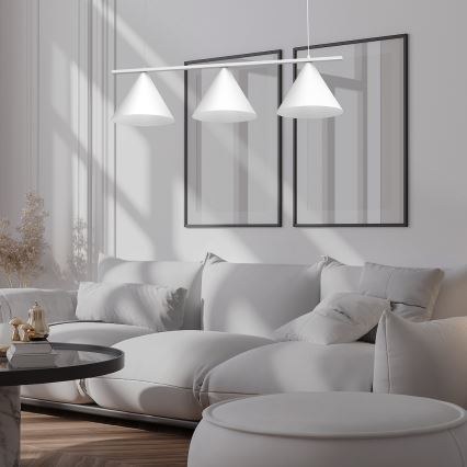 Pendel på kabel CAPITAL 3xGX53/15W/230V hvid