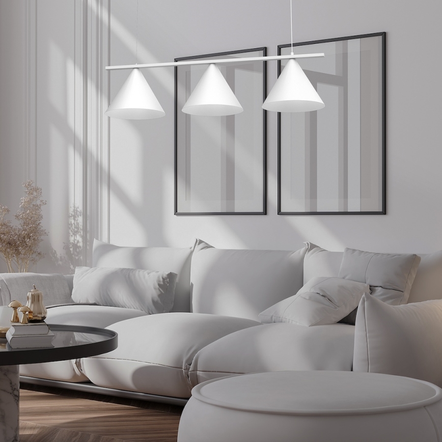 Pendel på kabel CAPITAL 3xGX53/15W/230V hvid