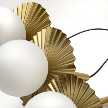 Pendel på kabel CHITA 3xG9/5W/230V guldfarvet