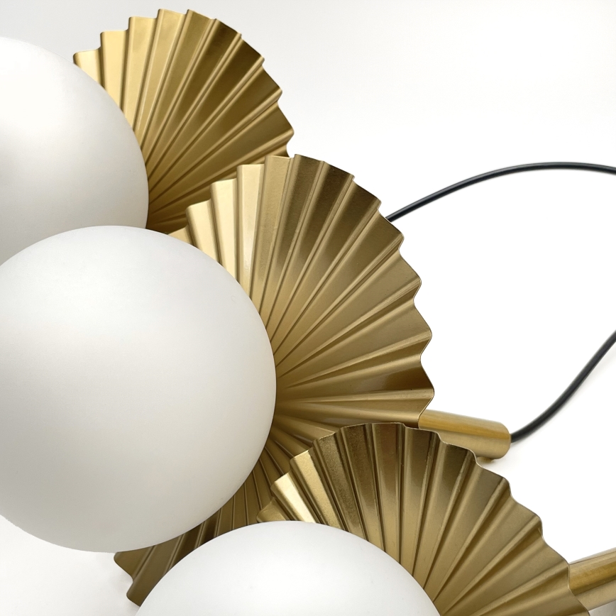 Pendel på kabel CHITA 3xG9/5W/230V guldfarvet