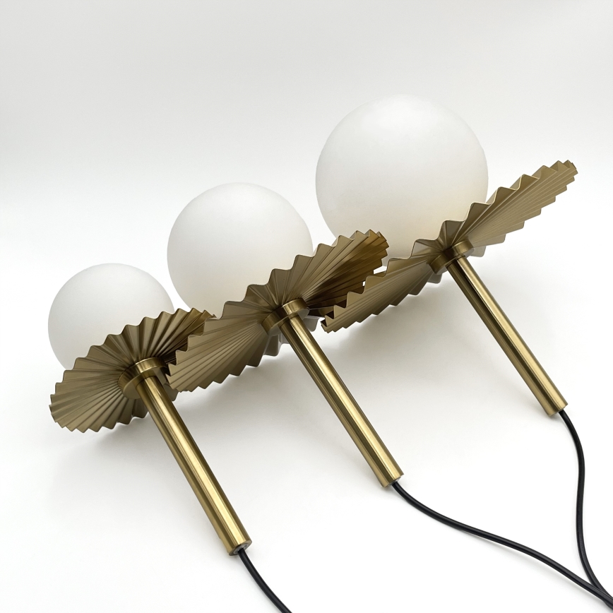 Pendel på kabel CHITA 3xG9/5W/230V guldfarvet