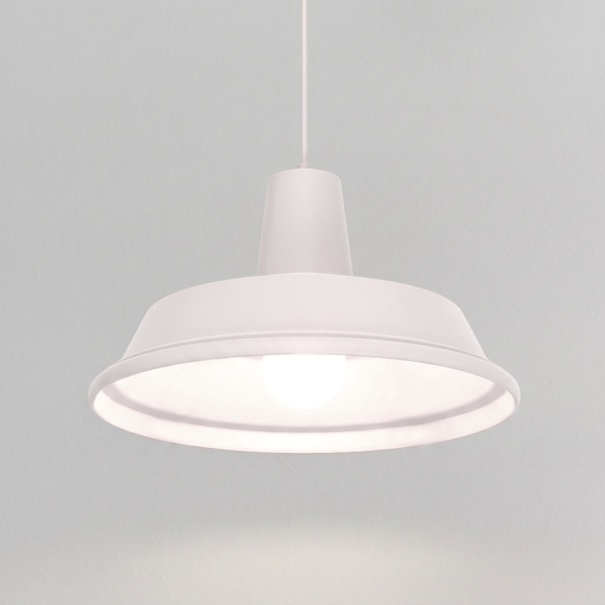 Pendel på kabel CLASS 1xE27/15W/230V cremefarvet