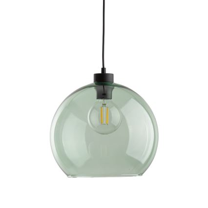 Pendel på kabel CUBUS 1xE27/15W/230V sort/røggrøn