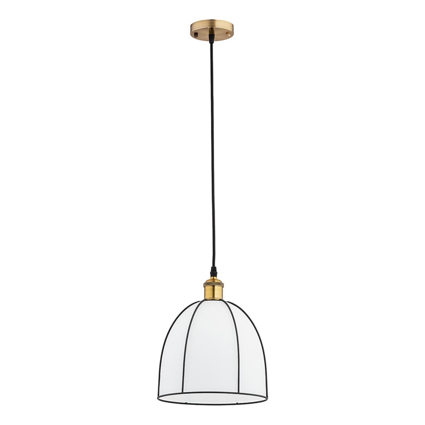 Pendel på kabel DAVE 1xE27/15W/230V guld/sort
