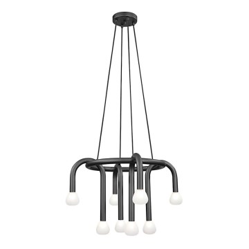 Pendel på kabel DELORI 8xG9/28W/230V sort
