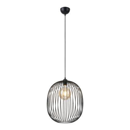 Pendel på kabel DESTELLO 1xE27/15W/230V Ø 32 cm sort