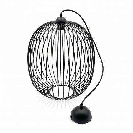 Pendel på kabel DESTELLO 1xE27/15W/230V Ø 32 cm sort