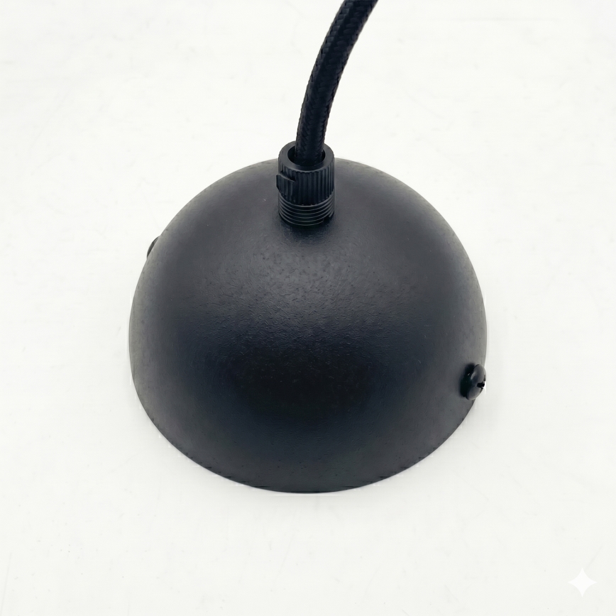 Pendel på kabel DESTELLO 1xE27/15W/230V Ø 32 cm sort