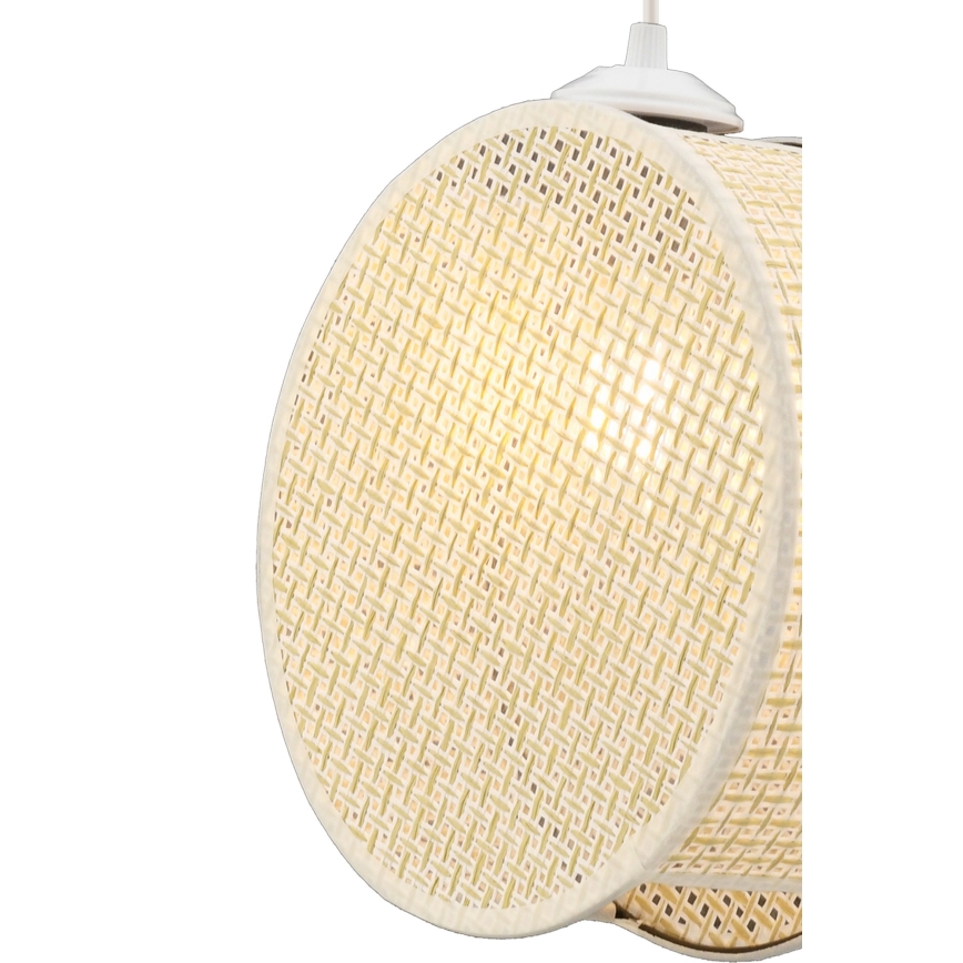 Pendel på kabel DRUM 1xE27/60W/230V cremefarvet