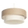 Pendel på kabel DUO 1xE27/60W/230V Ø 50 cm beige/creme