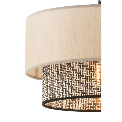 Pendel på kabel ECHO 1xE27/60W/230V beige/grå