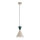 Pendel på kabel ENTORI 1xE27/15W/230V beige/grøn