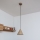 Pendel på kabel ETNA 1xE27/15W/230V Ø 18,5 cm beige