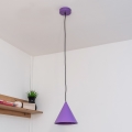 Pendel på kabel ETNA, 1xE27/15W/230V, Ø 18,5 cm, lilla