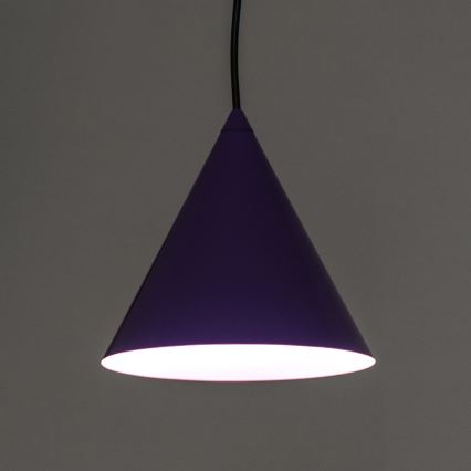Pendel på kabel ETNA, 1xE27/15W/230V, Ø 18,5 cm, lilla