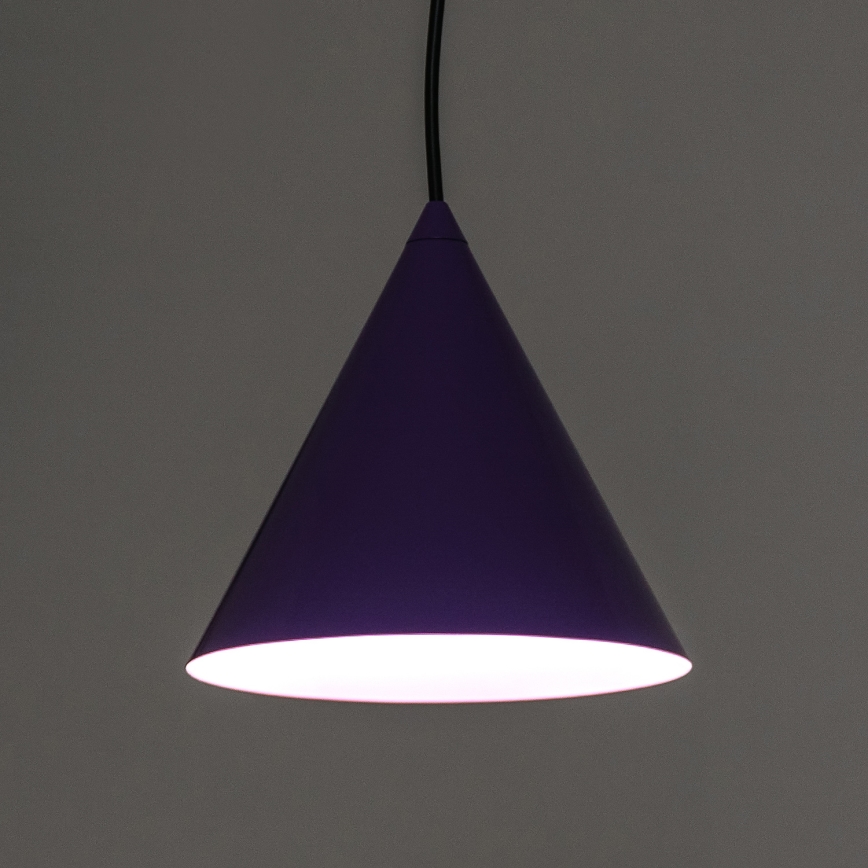 Pendel på kabel ETNA, 1xE27/15W/230V, Ø 18,5 cm, lilla