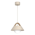 Pendel på kabel FUNDA 1xE27/15W/230V beige