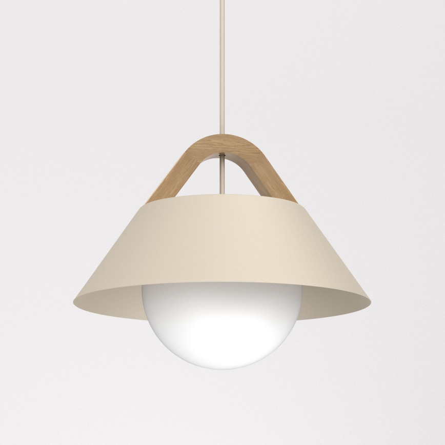 Pendel på kabel FUNDA 1xE27/15W/230V beige