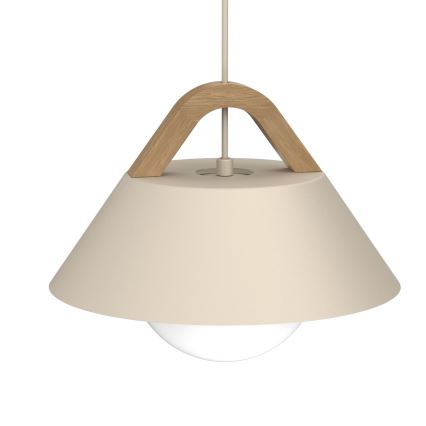 Pendel på kabel FUNDA 1xE27/15W/230V beige