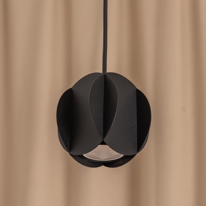 Pendel på kabel GAMBIT 1xGU10/10W/230V sort