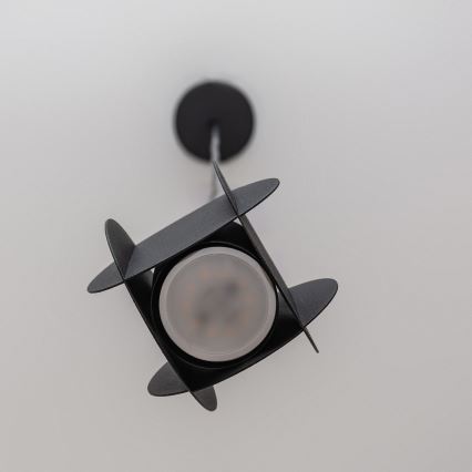 Pendel på kabel GAMBIT 1xGU10/10W/230V sort